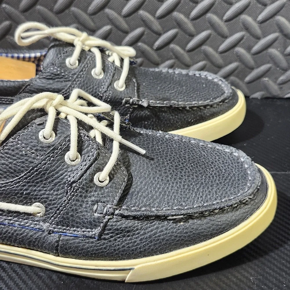 GH Bass Boat Shoes Mens 10 M Casual Slip On Loafers Black Size 13M